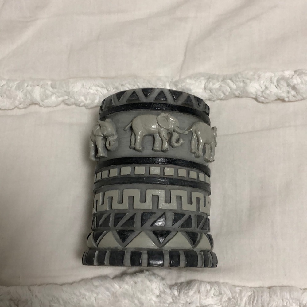 Elephant Design Candle Holder